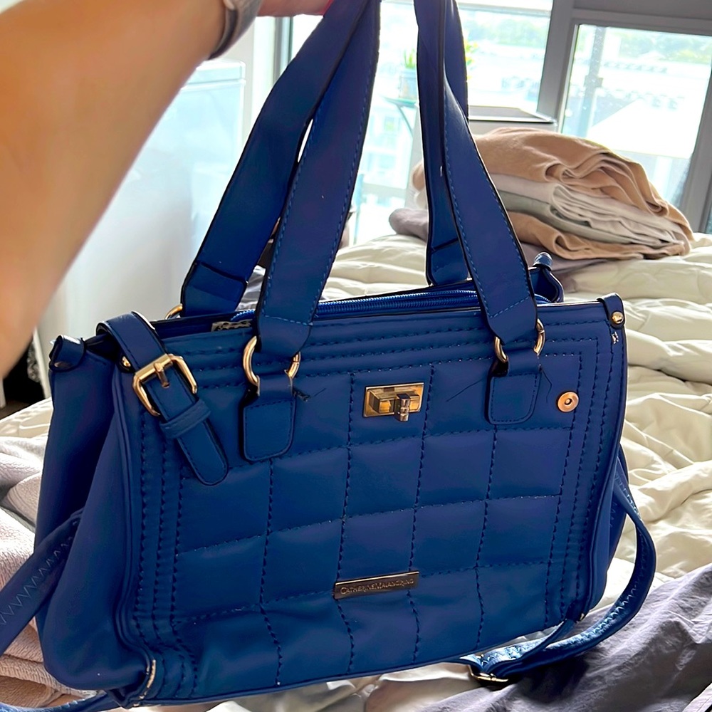 Lightly used blue purse